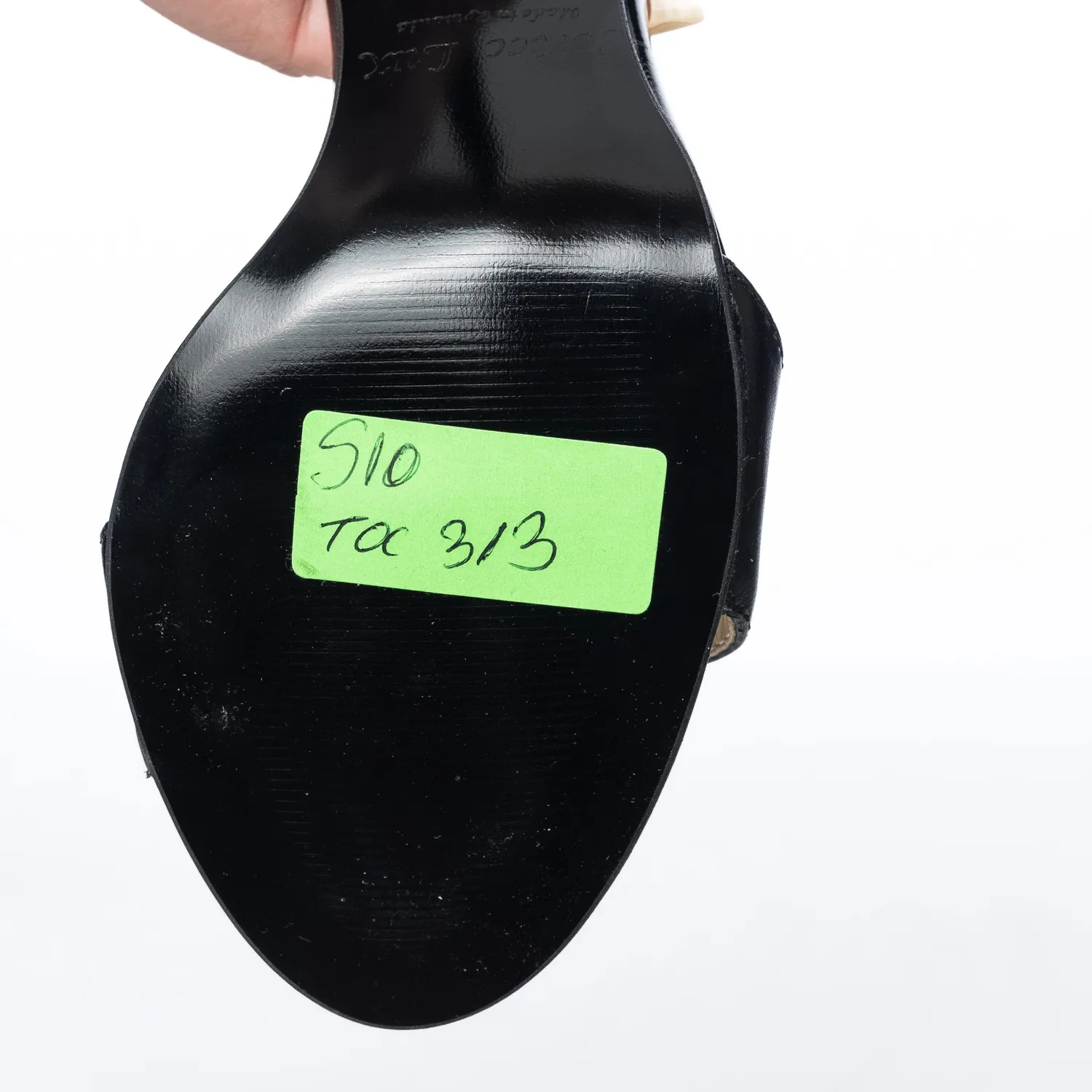 Catinca Shoes S10 NL sandale dama piele negru lac