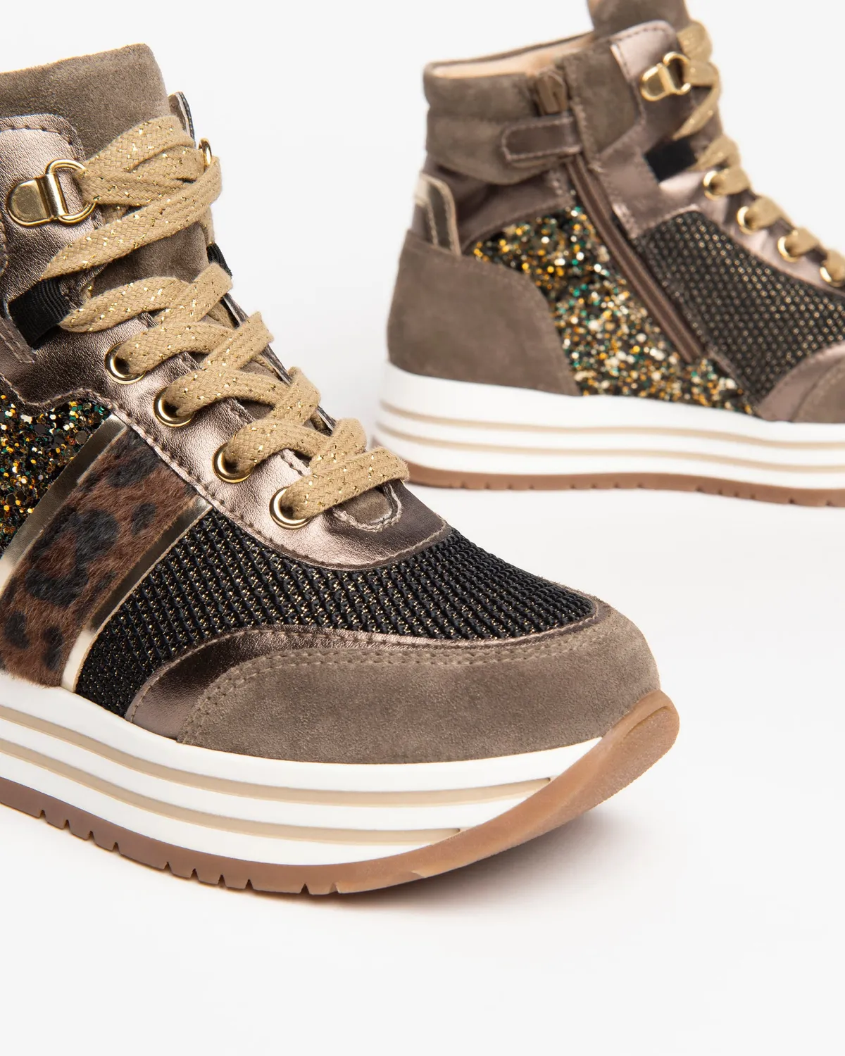 NeroGiardini sneakers fete piele intoarsa