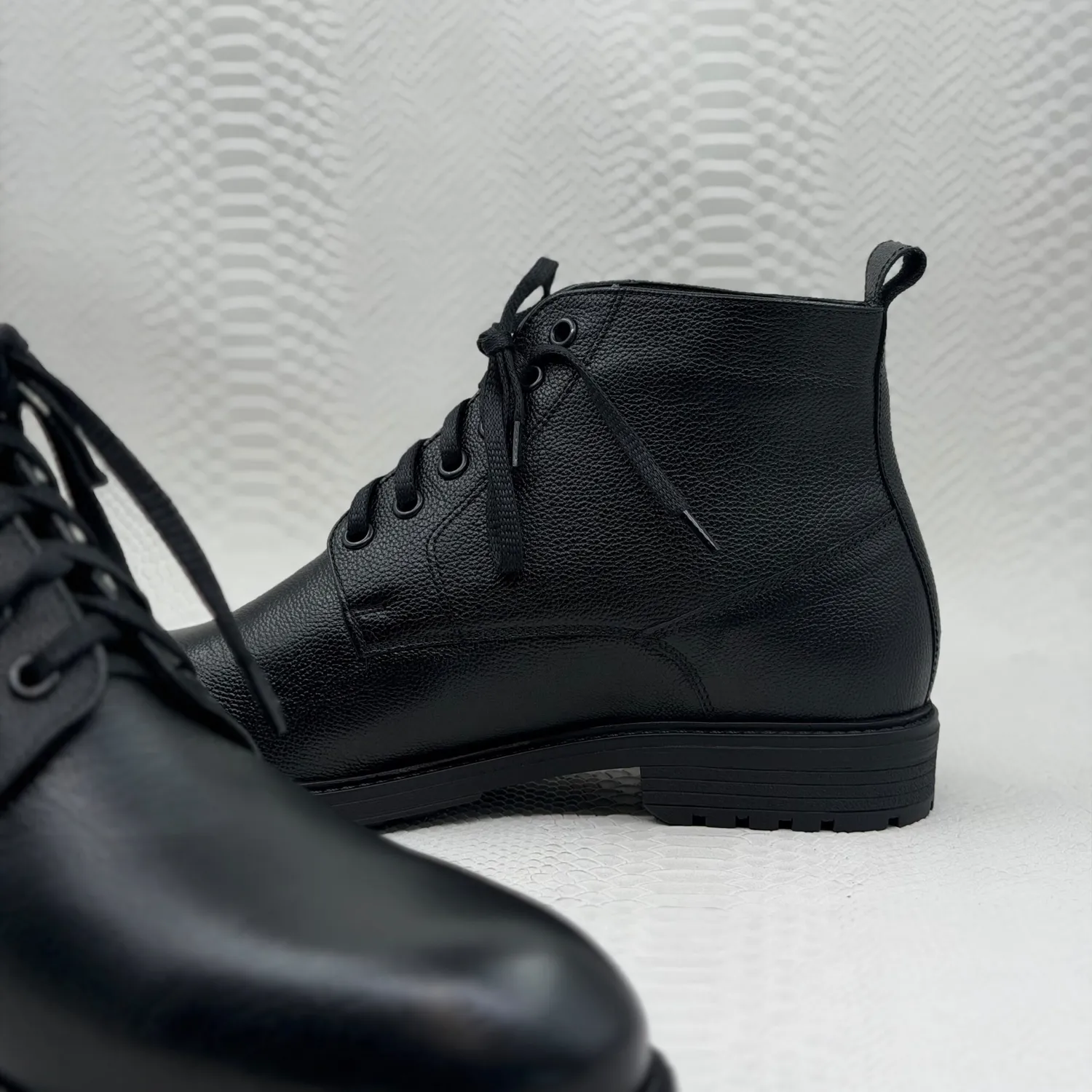 Lucas Shoes Ghete 386 barbati negru bizon