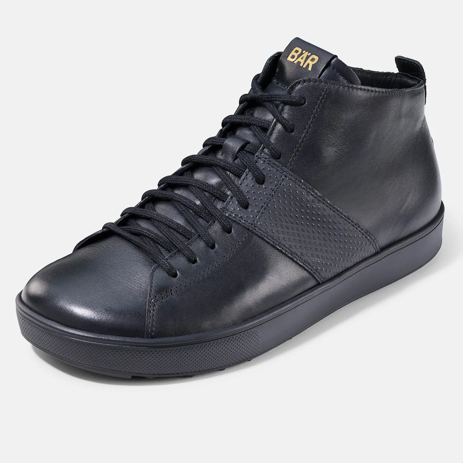BÄR Lifestyle Ryan ghete bărbați negre piele
