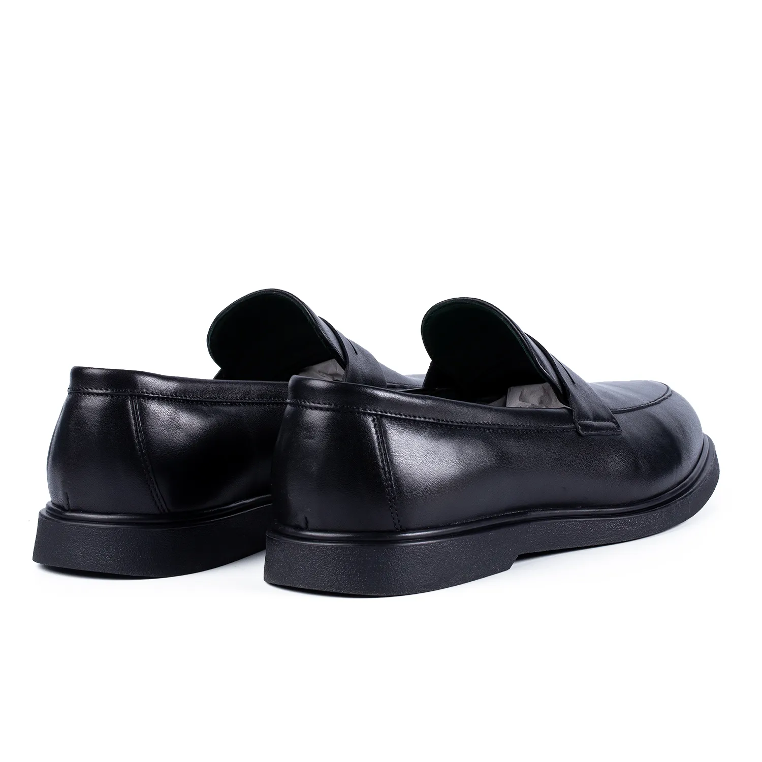 Lucas Shoes Ezra mocasini barbati negru piele naturala