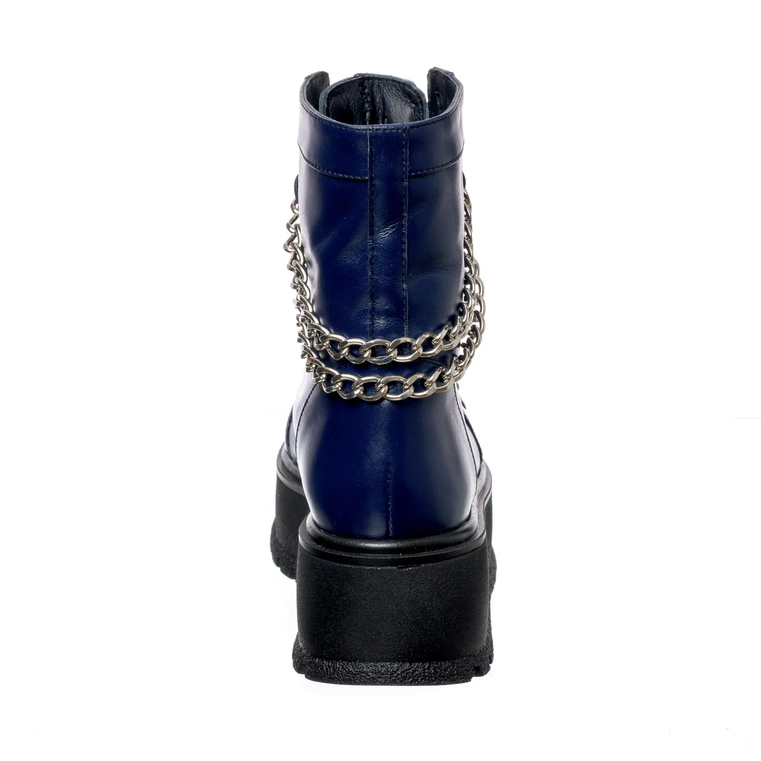 Catinca Shoes Blue Box BC34 BB bocanci dama piele albastri