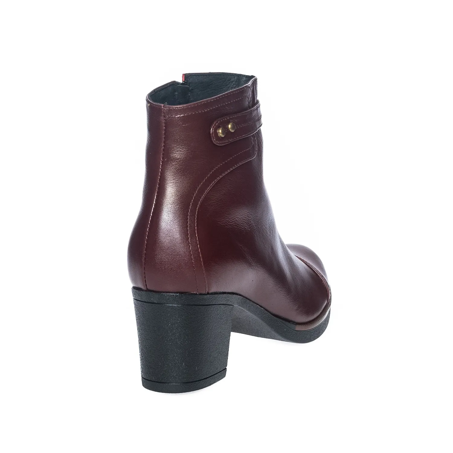 Catinca Shoes 80 B ghete damă piele naturală bordo