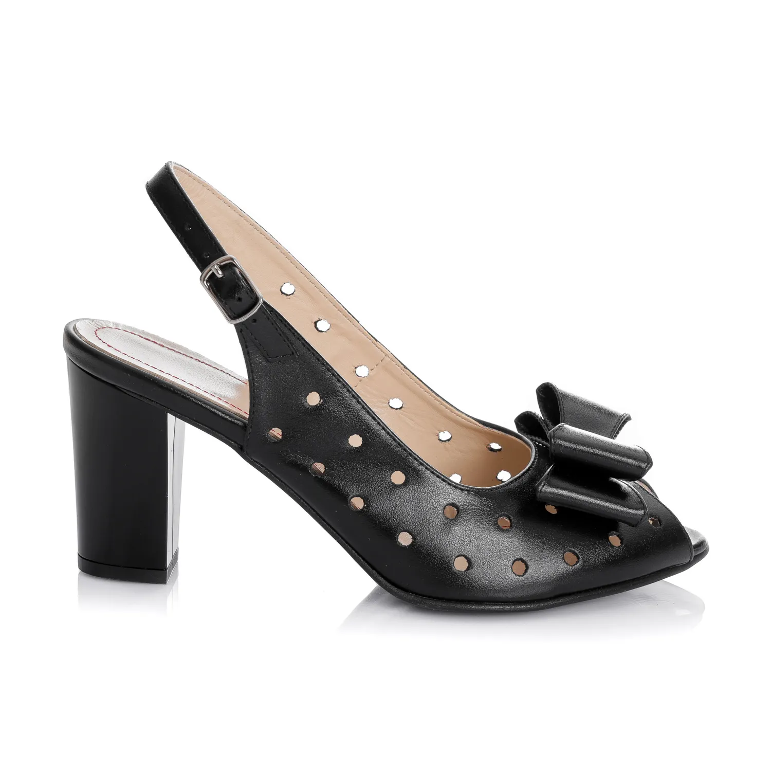 Catinca Shoes F24 NB sandale dama piele neagra