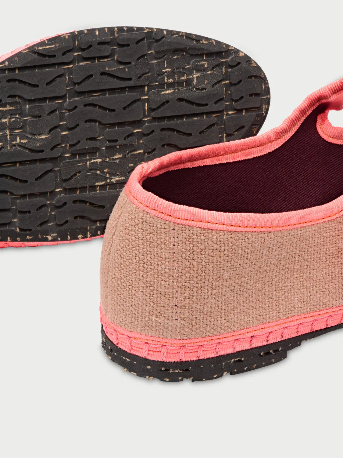 Flagelus Dent pantofi mary jane bej din in