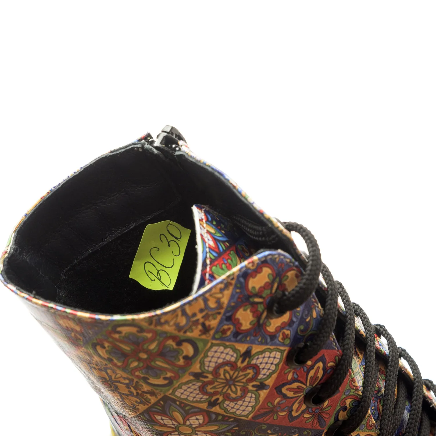 Catinca Shoes BC4 GBM3D bocanci dama piele galben mozaic