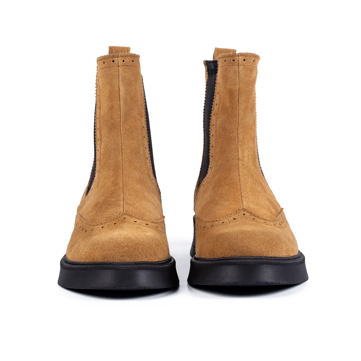 Lucas Shoes 400 Bej Velur ghete dama piele
