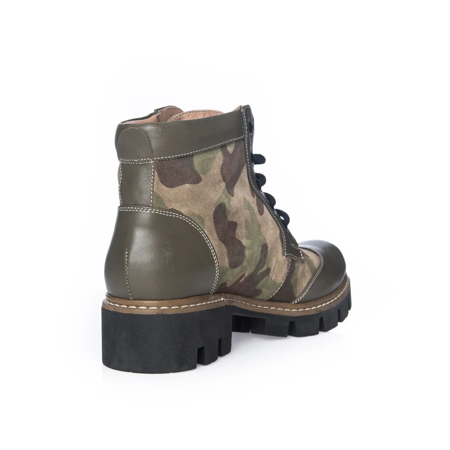 Catinca Shoes G28 KA bocanci dama piele kaki