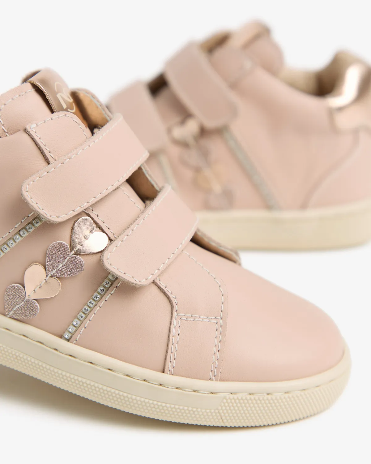 Sneakers fete NeroGiardini piele si textil 25-30