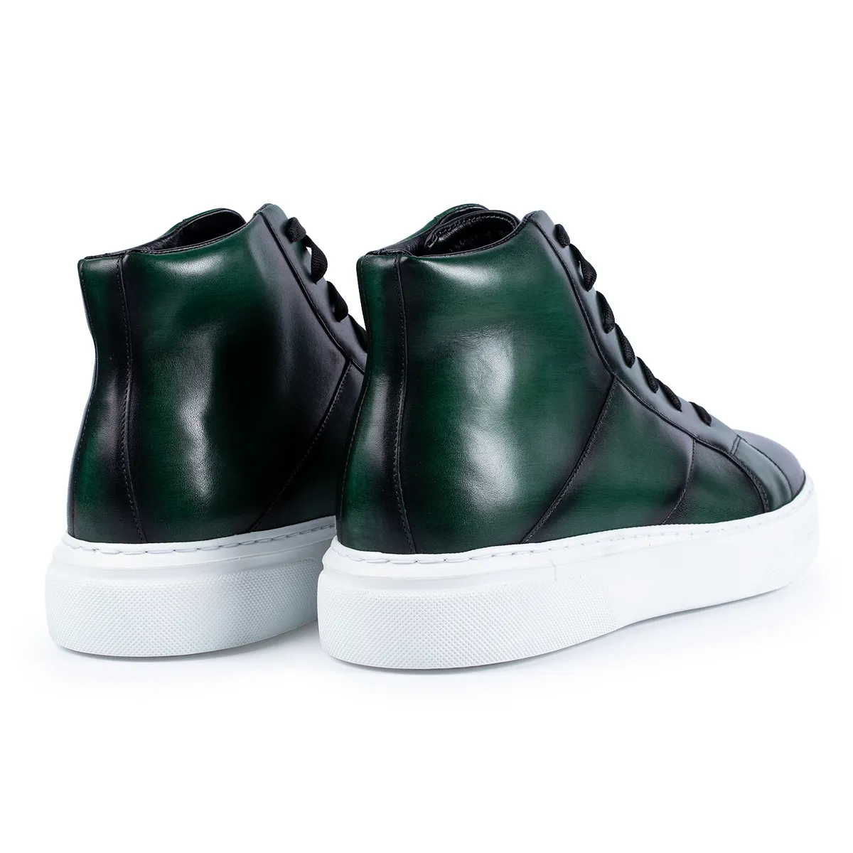 Lucas Shoes Ghete 855 Verde bocanci piele toamnă-iarnă