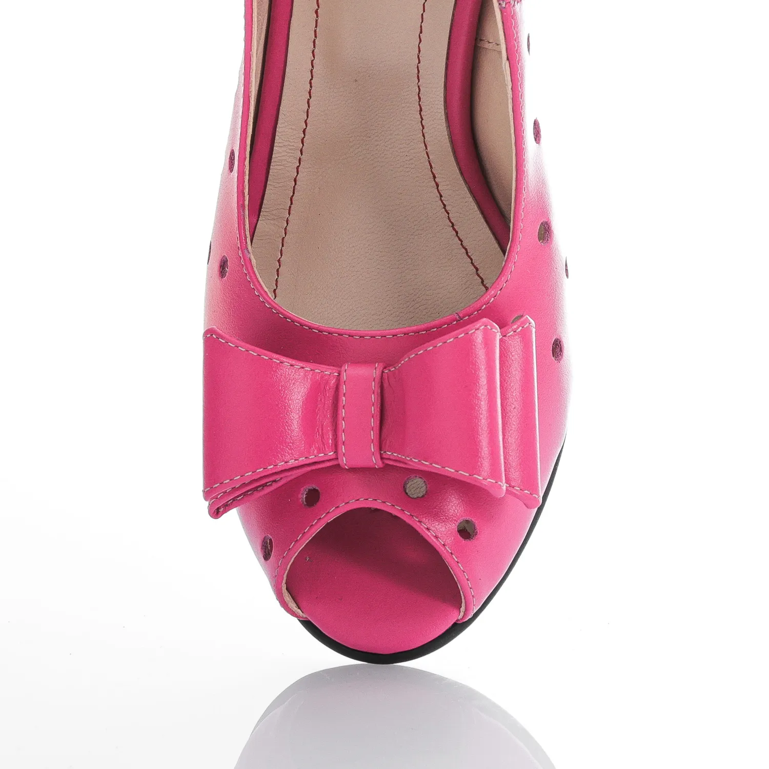 Catinca Shoes F24 ROZ sandale dama piele roz box