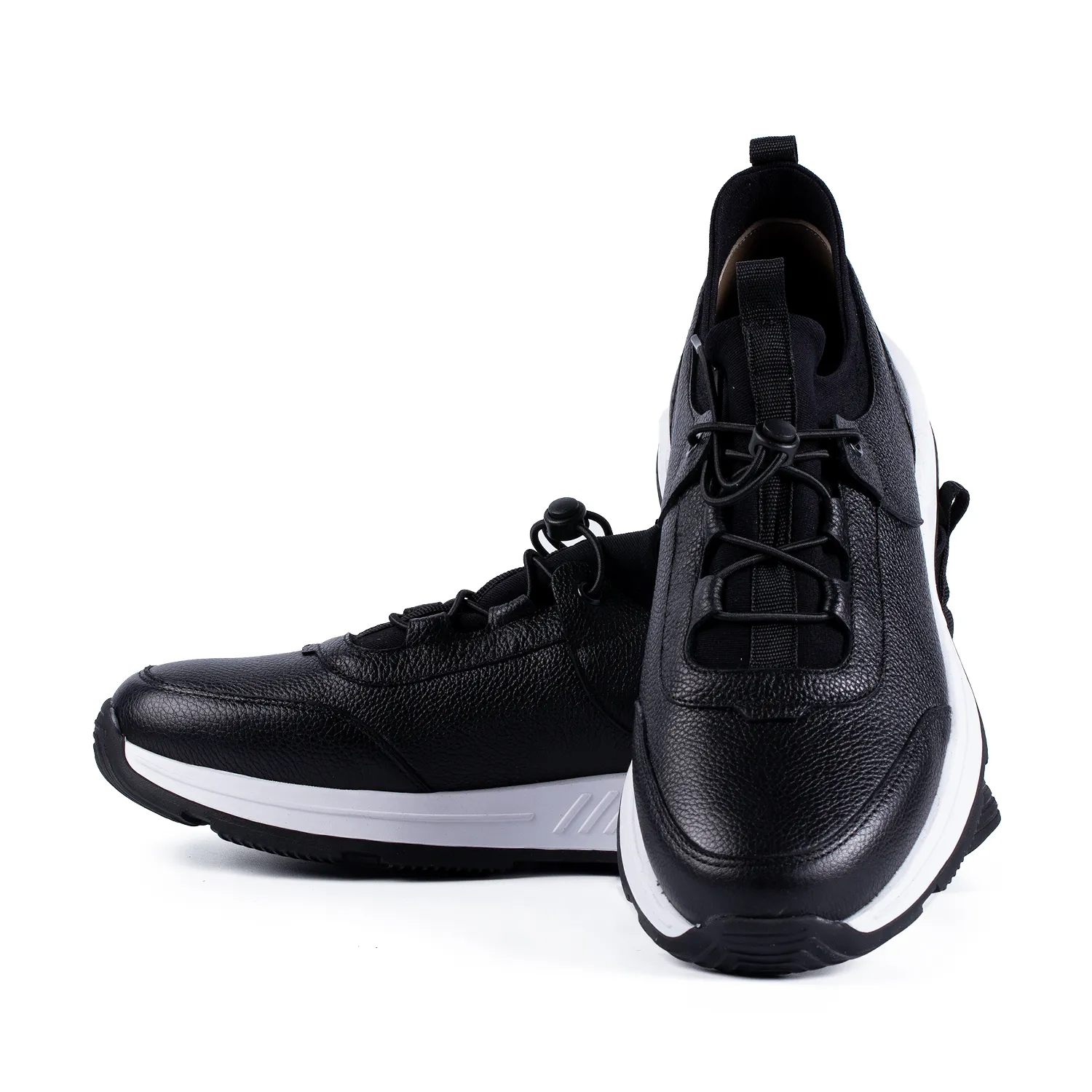 Lucas Shoes 520 sneakers piele negru bizon