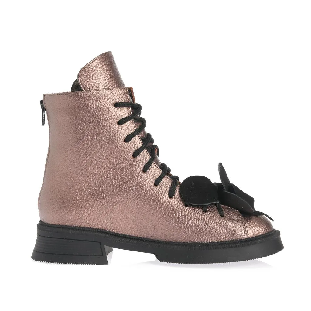 Ana Urbana Shoes Yasmina bocanci aurii metalizați