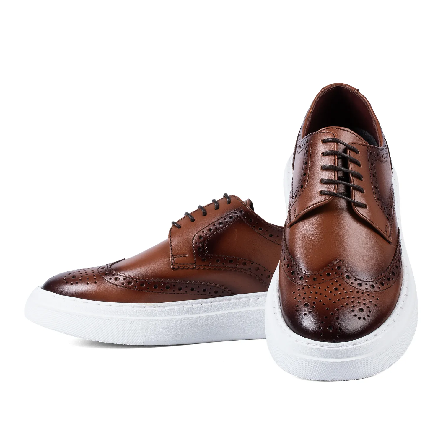 Lucas Shoes Sneaker 519 Chile sneakers coniac piele