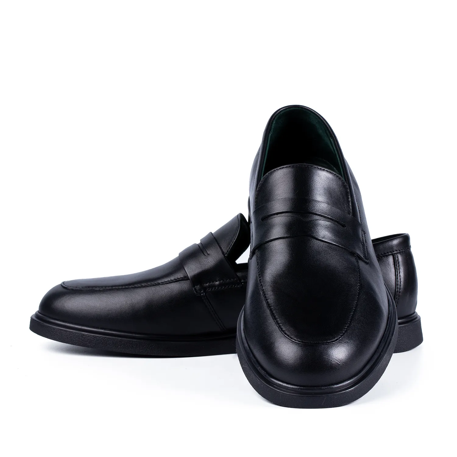 Lucas Shoes Ezra mocasini barbati negru piele naturala