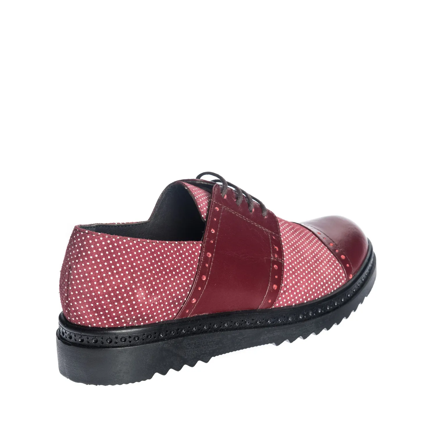 Catinca Shoes G26 RP pantofi piele rosu