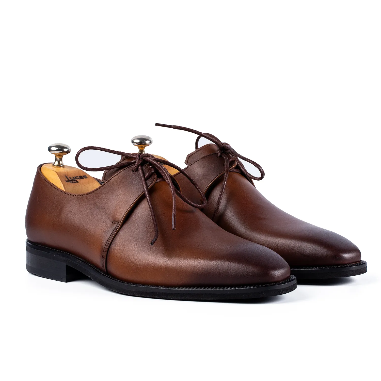 Lucas Shoes Elegant Derby Arca Nut pantofi piele