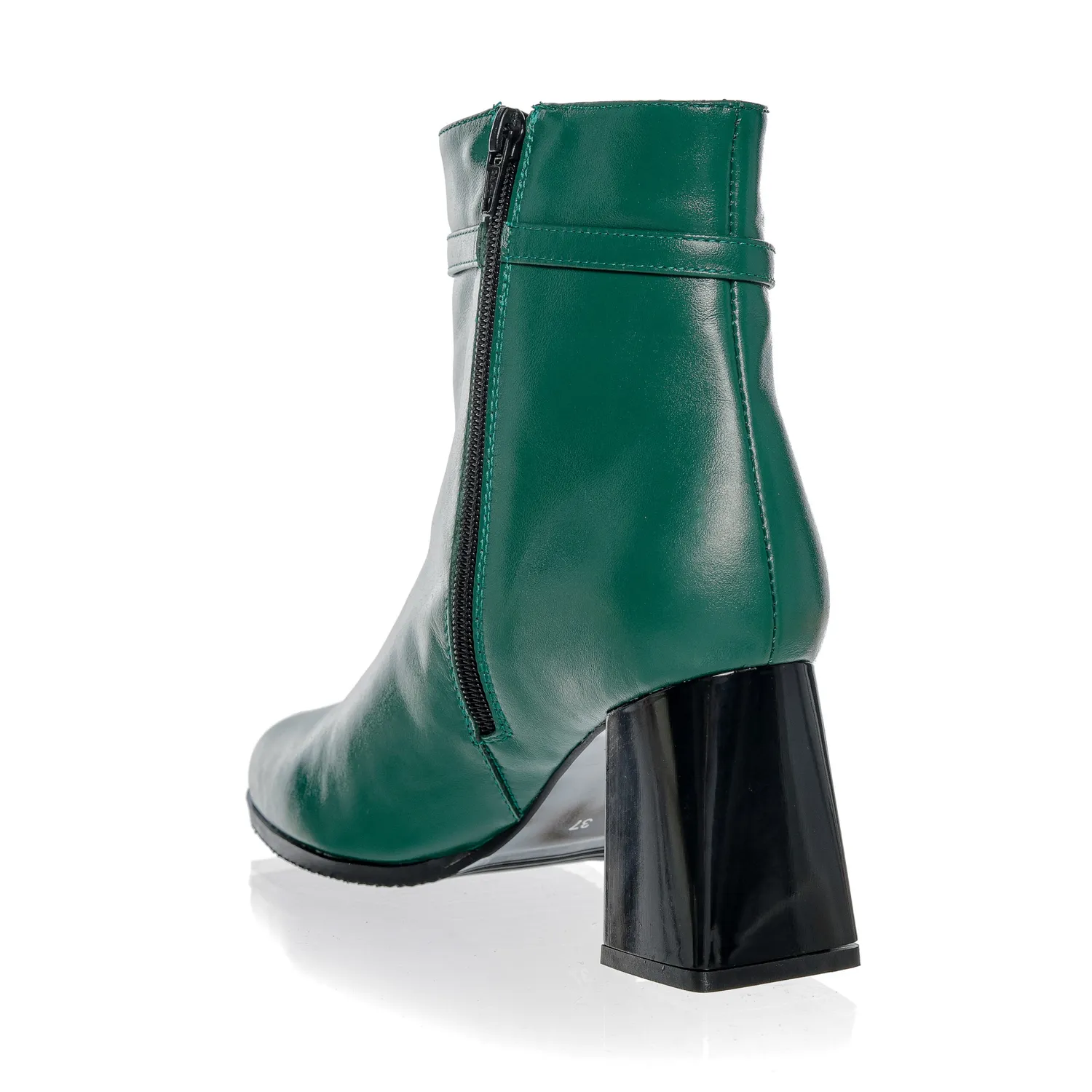Catinca Shoes GX74 V ghete dama piele verde box