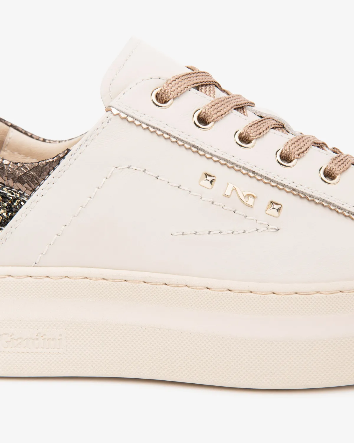 NeroGiardini sneakers piele dama platforma 45 mm