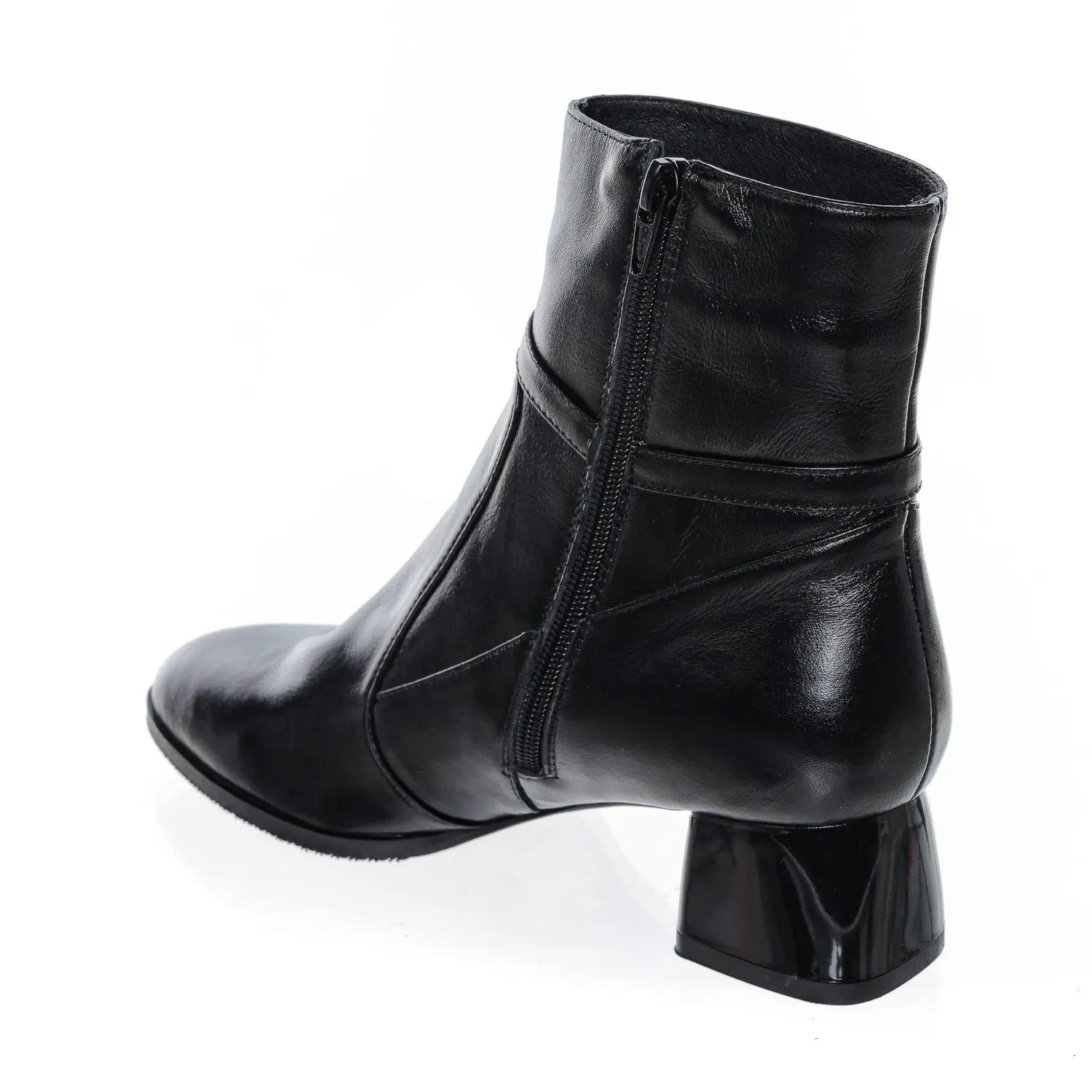 Catinca Shoes GX72 NB ghete dama piele negru box