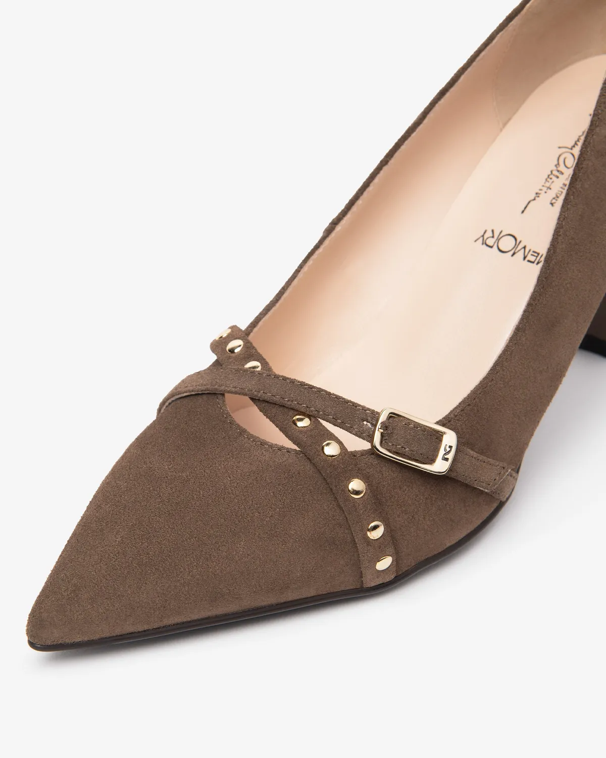 NeroGiardini pantofi dama piele intoarsa toc 75mm