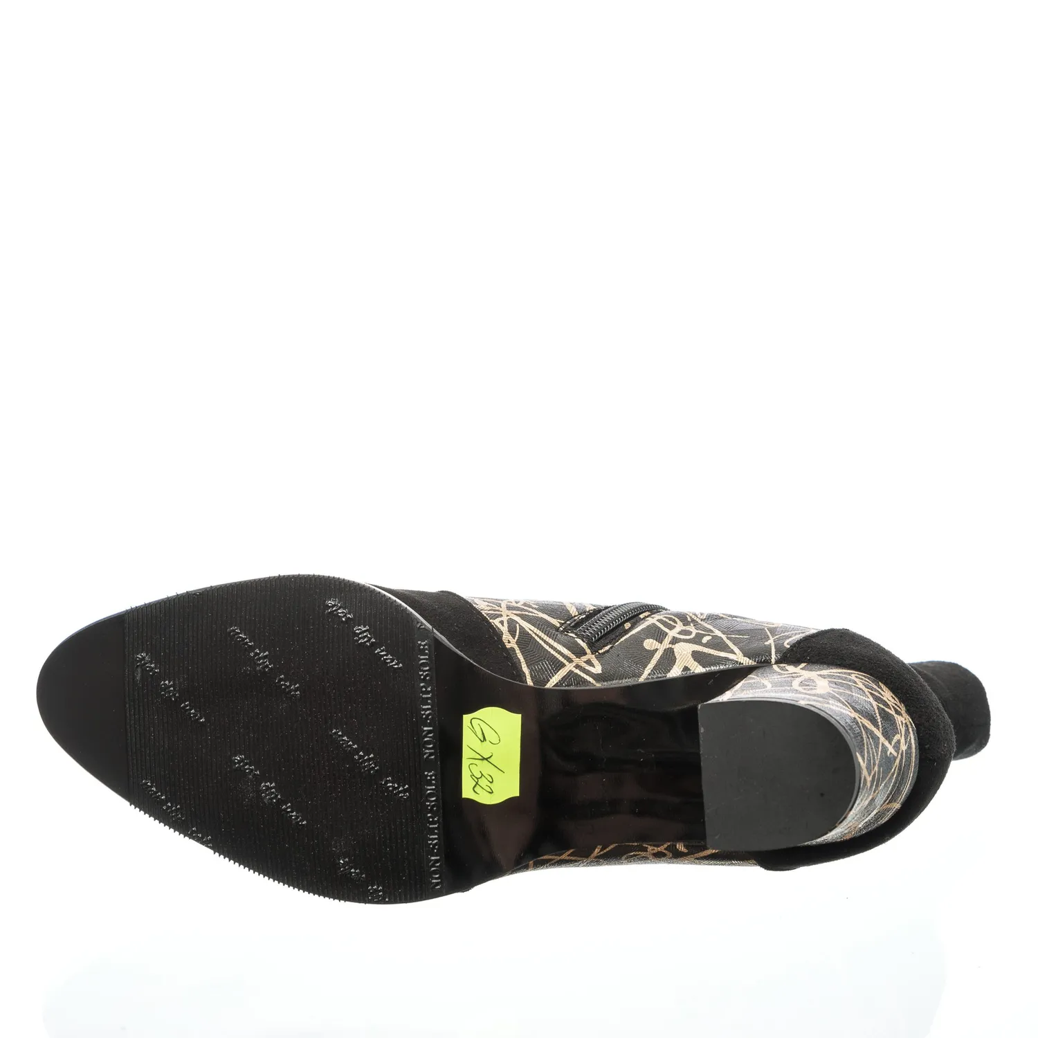 Catinca Shoes GX32 NAFA ghete piele negru antilopa