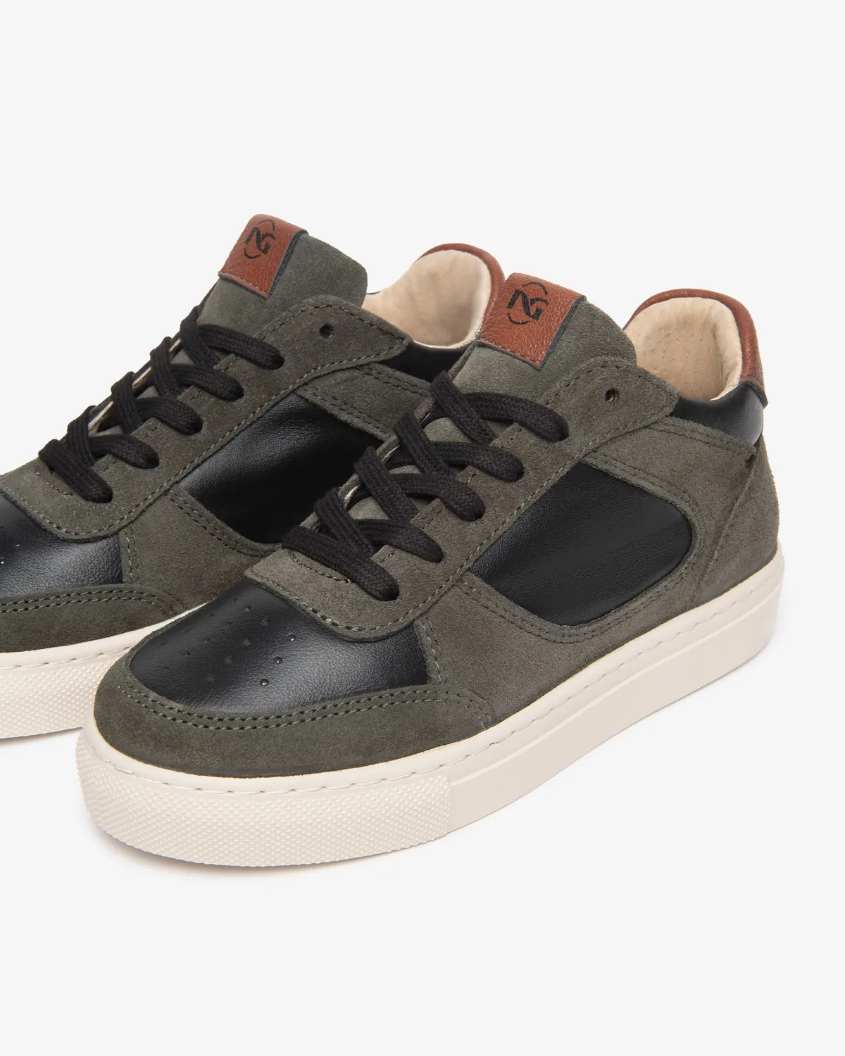 NeroGiardini sneakers piele baieti siret respirabili