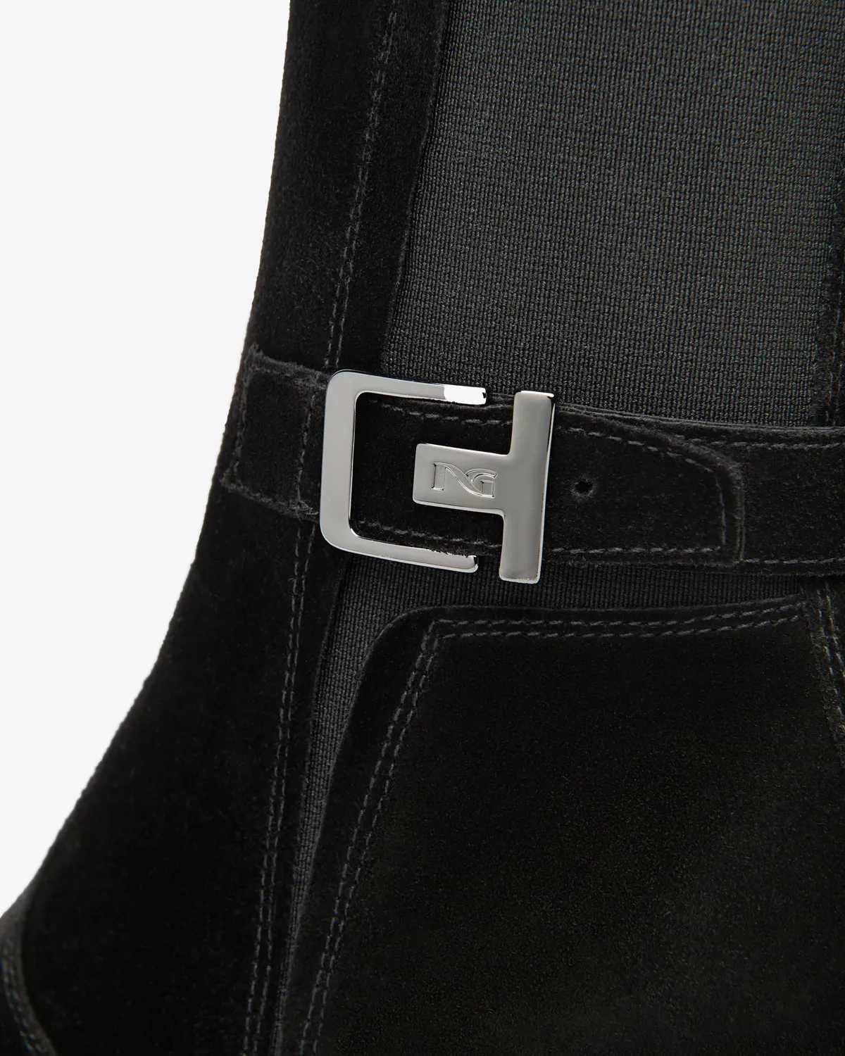 NeroGiardini ghete dama piele intoarsa si textil toamna