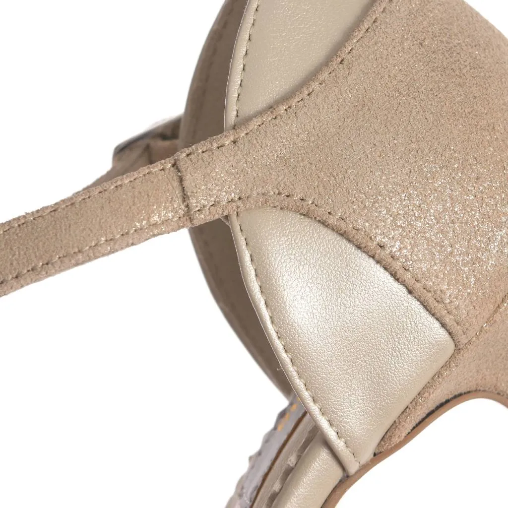 Ana Urbana Shoes New Orleans sandale auriu pal
