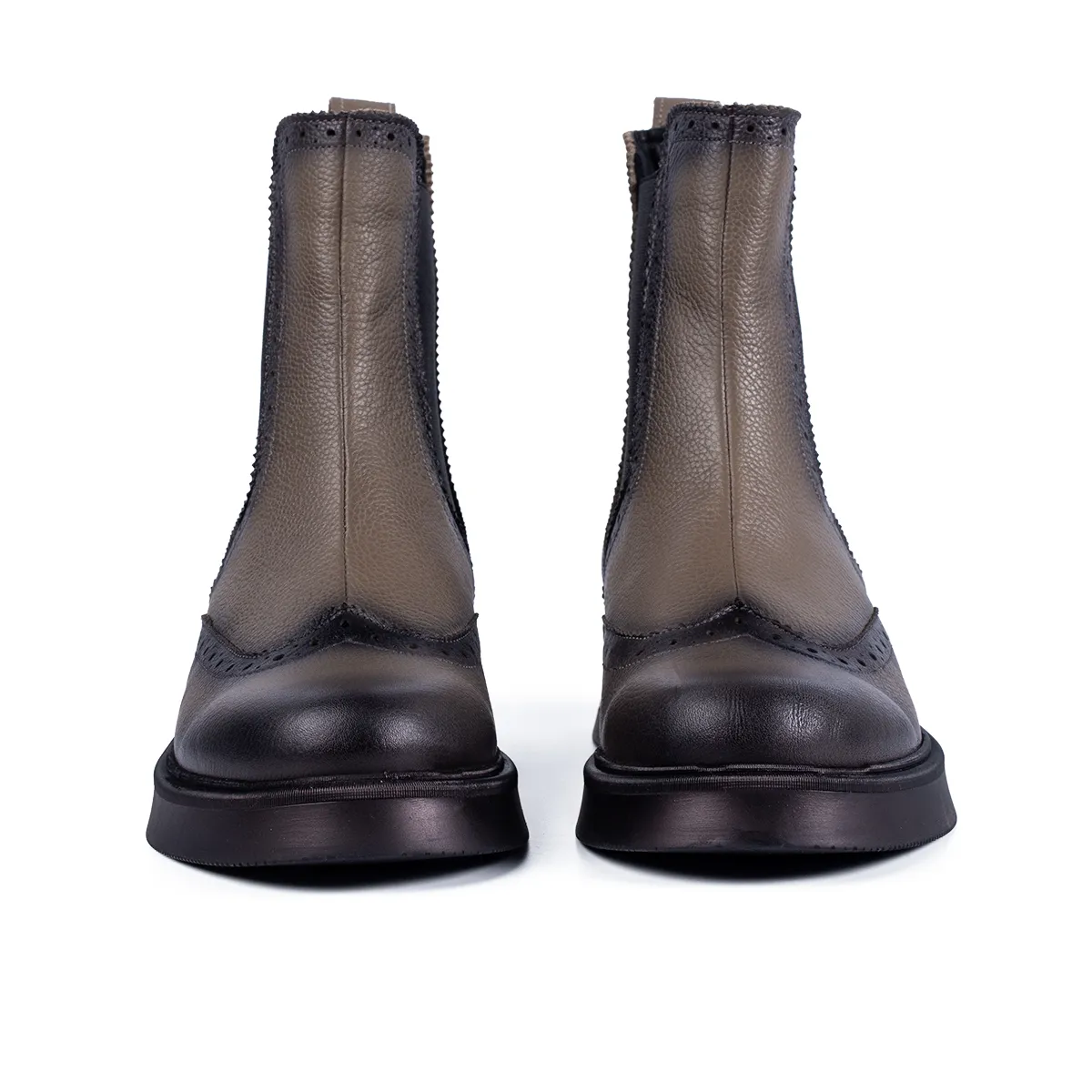Lucas Shoes 400 ghete femei bej piele naturala