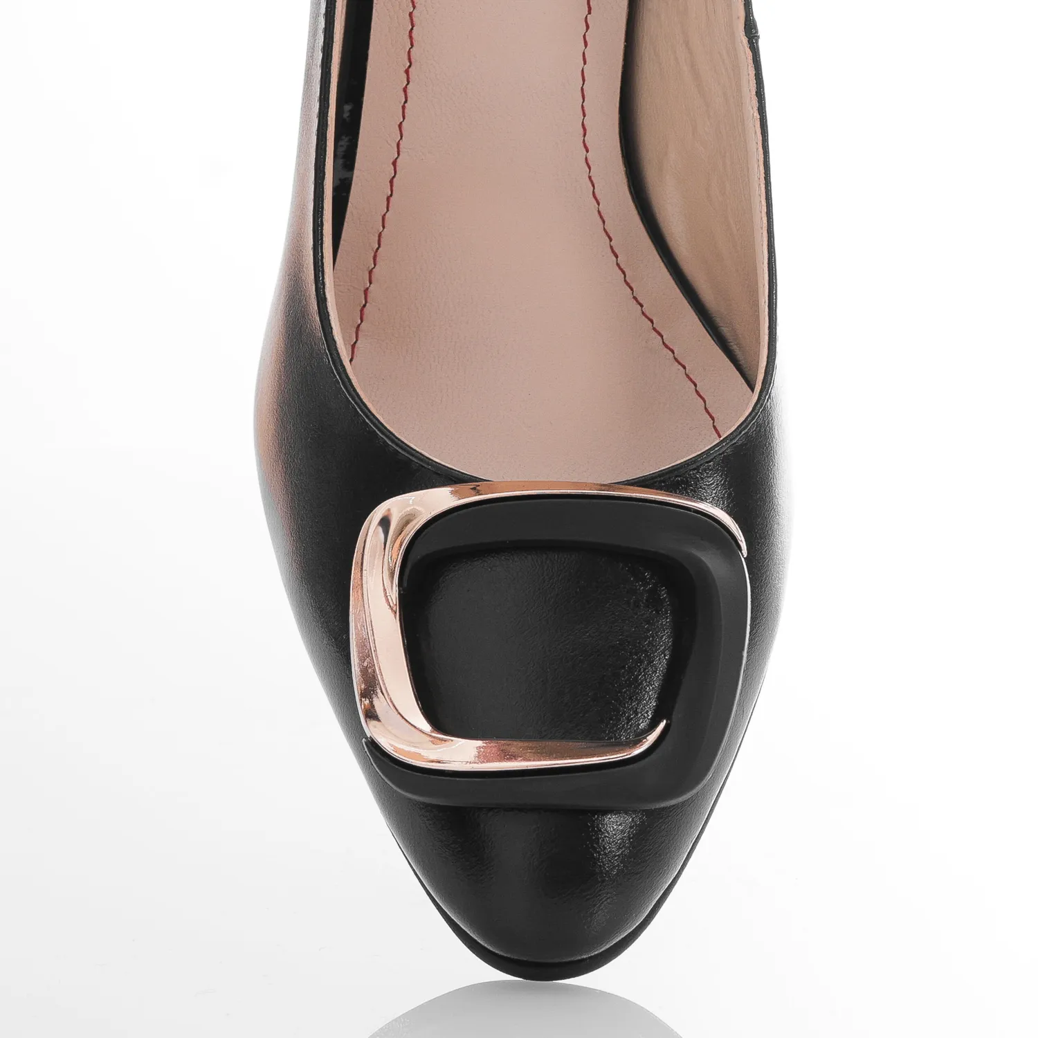 Catinca Shoes A50 N pantofi dama negri piele naturala