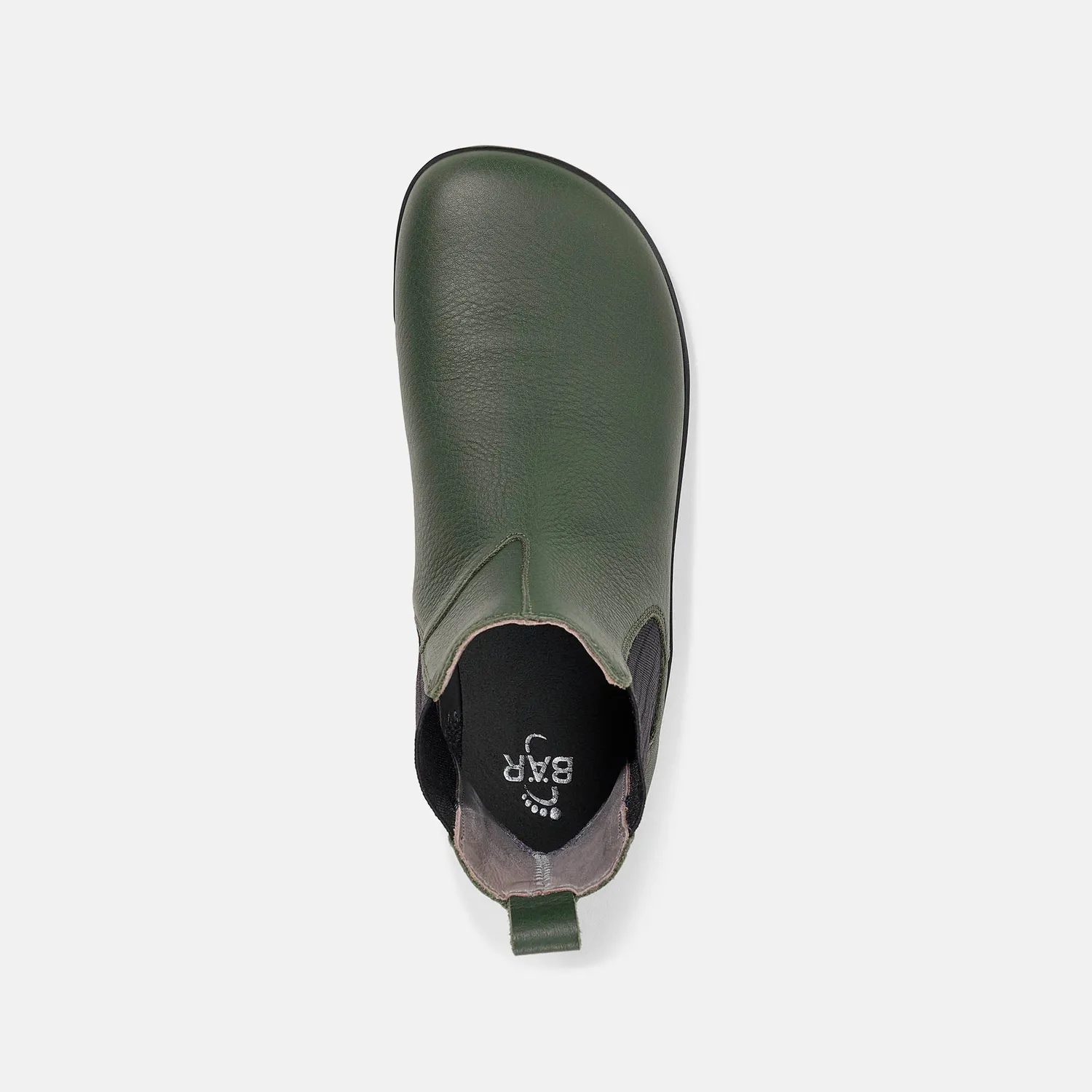 BÄR Elif pantofi barefoot piele negri chelsea
