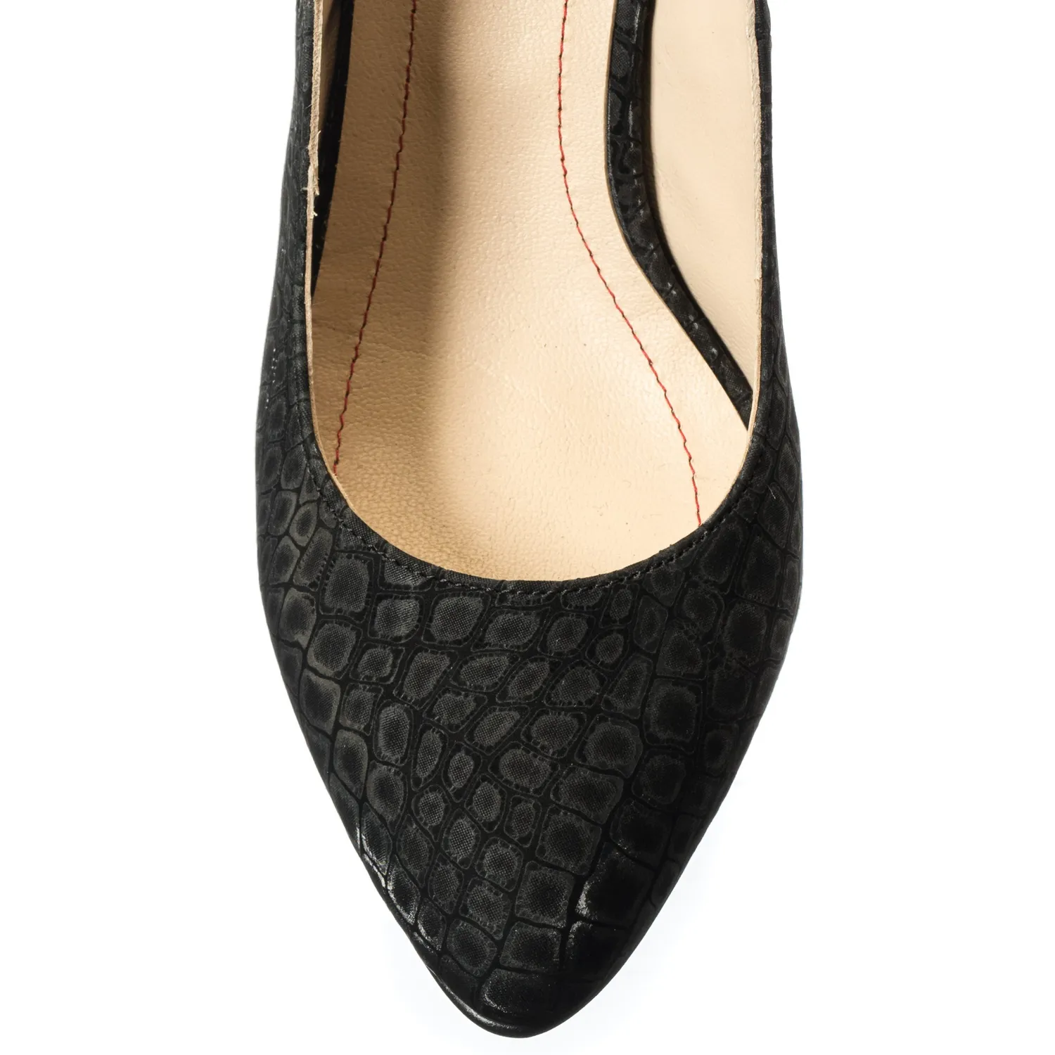 Catinca Shoes A22 NP sandale dama piele naturala negru pietricele