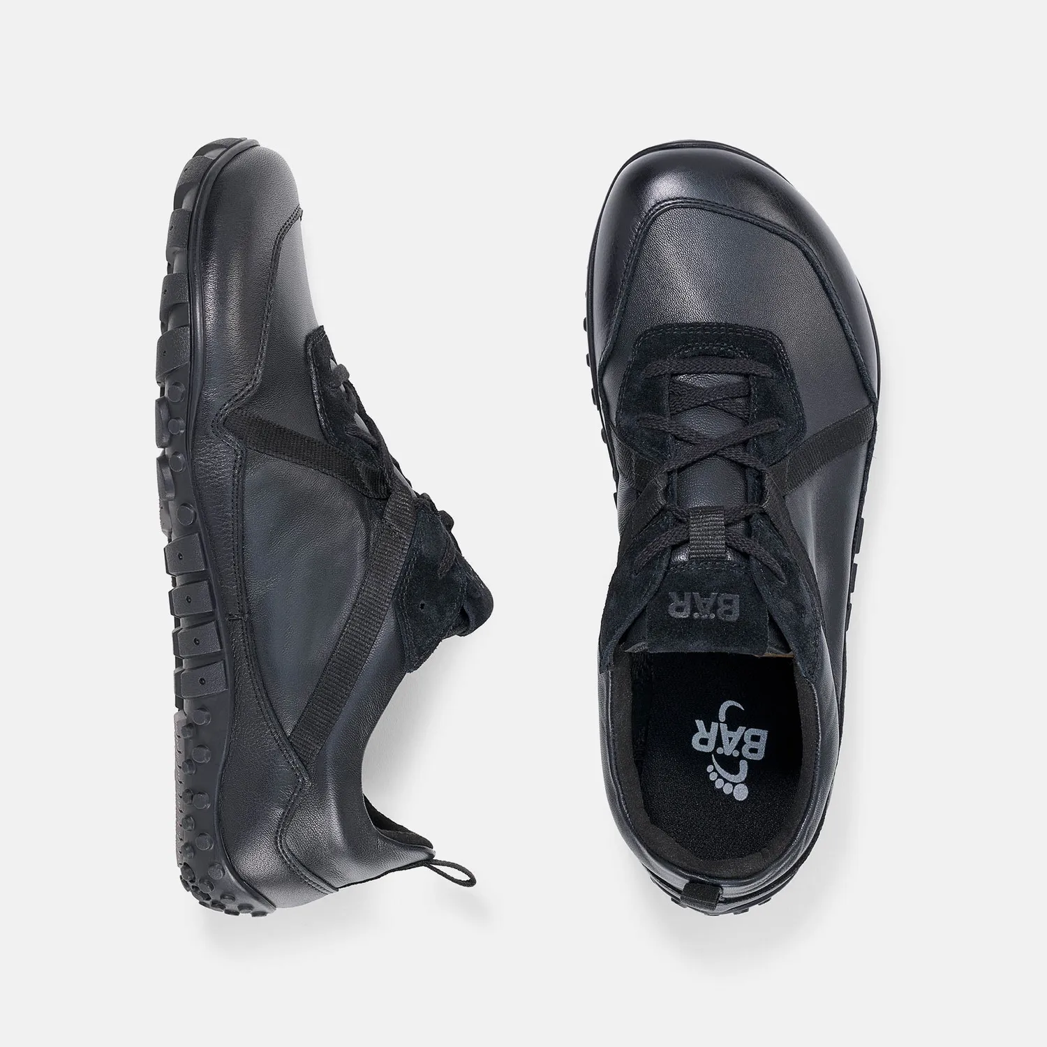 BÄR Junis pantofi barefoot piele negri