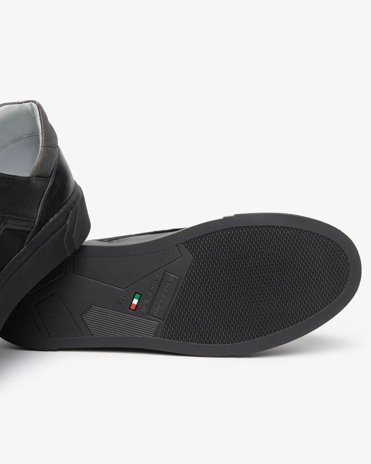 NeroGiardini sneakers barbati piele cu fermoar