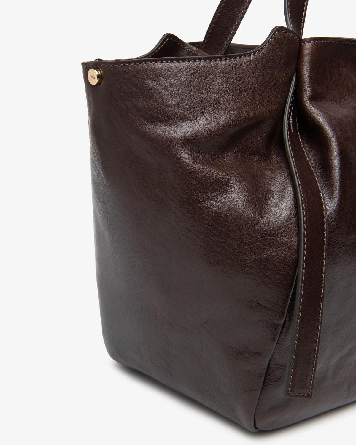 Geanta tote piele dama NeroGiardini cu fermoar