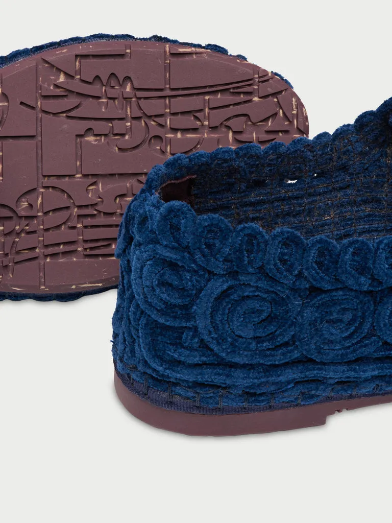 Flagelus Kyra Navy pantofi Mary Jane bleumarin
