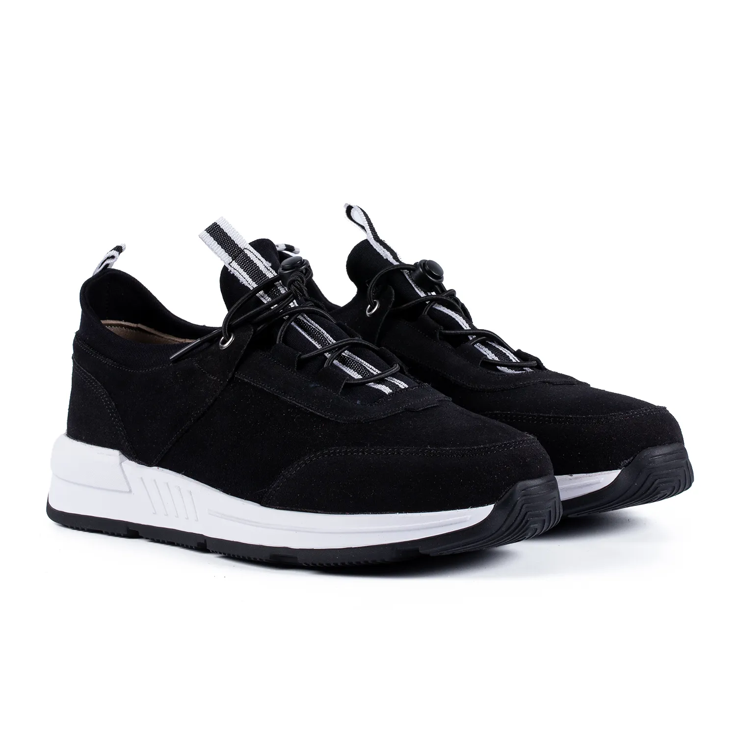 Lucas Shoes 520 sneakers piele negru velur