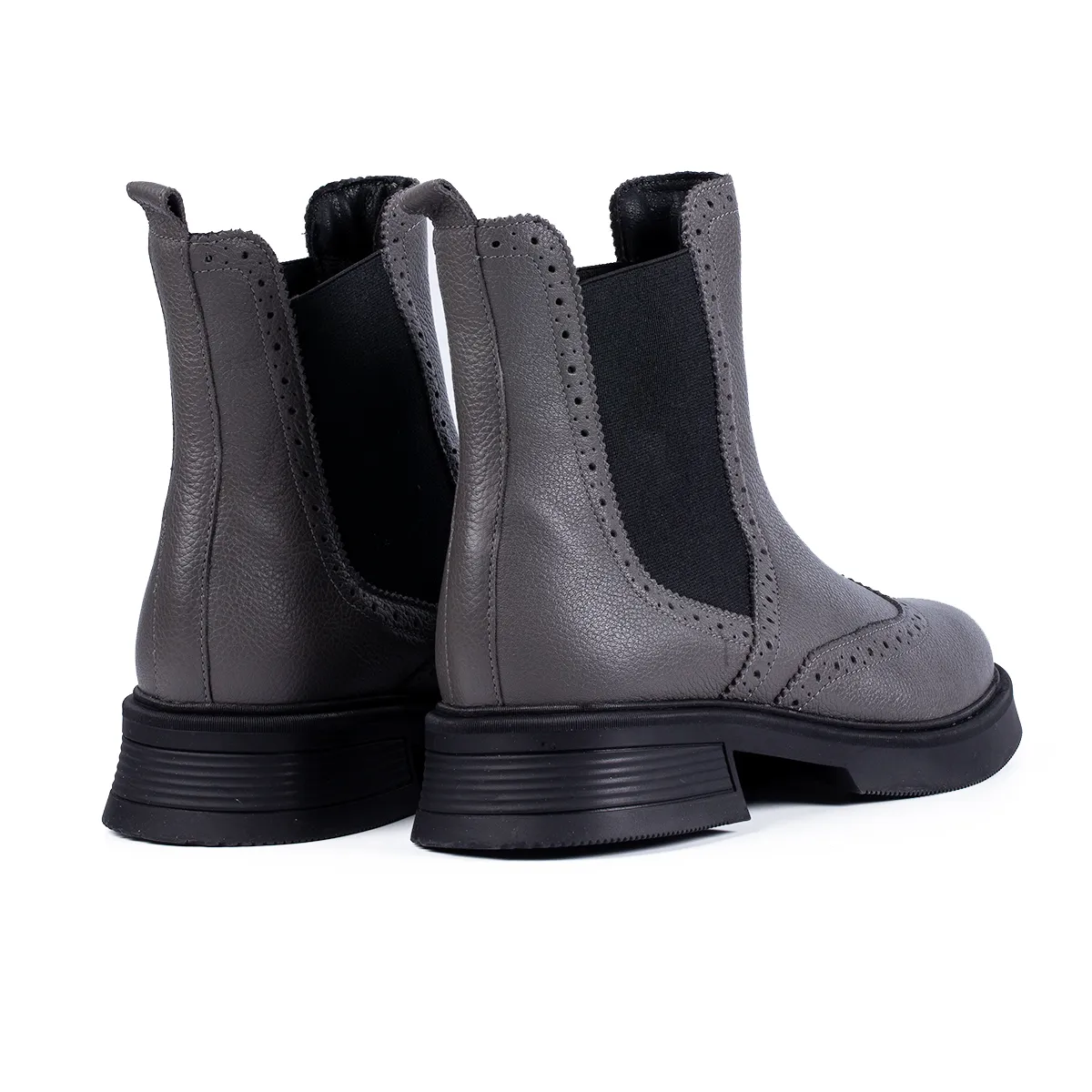 Lucas Shoes Ghete 400 ghete gri piele iarna