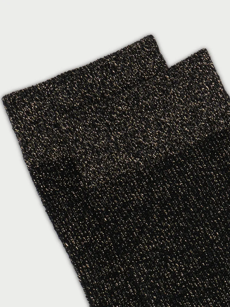 Flagelus Royal Romance sosete negre glitter