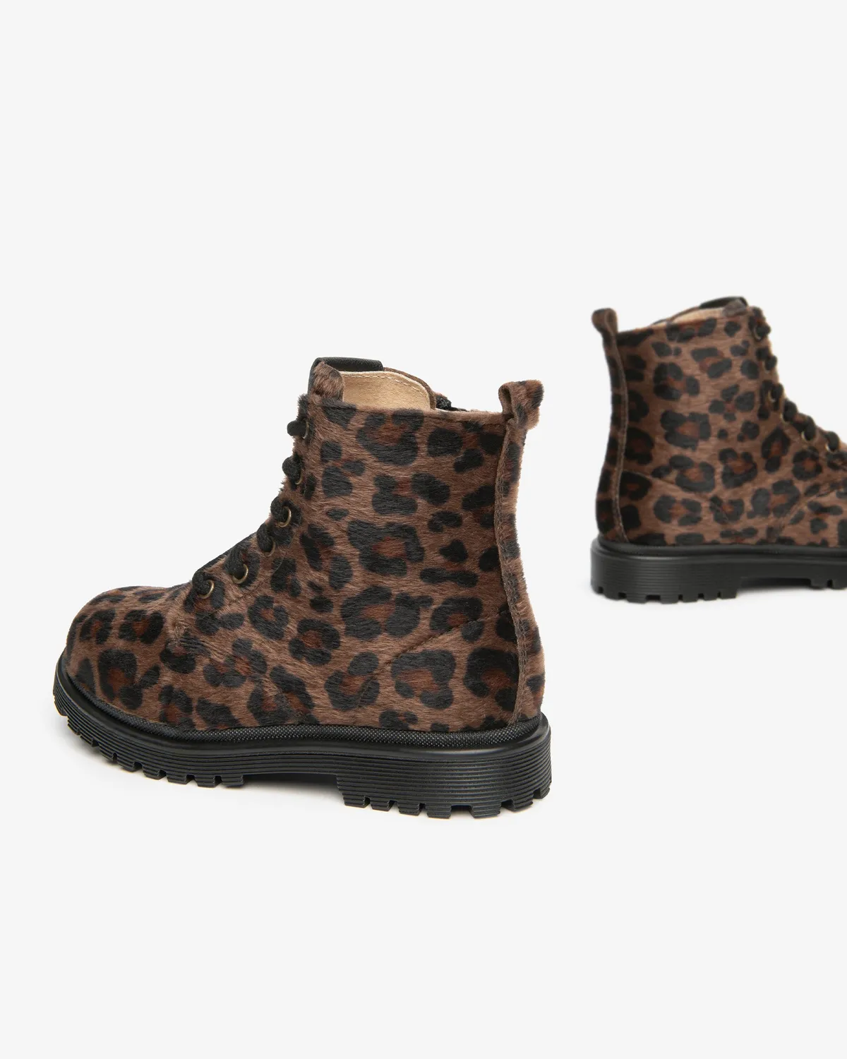 NeroGiardini bocanci fete animal print cu fermoar