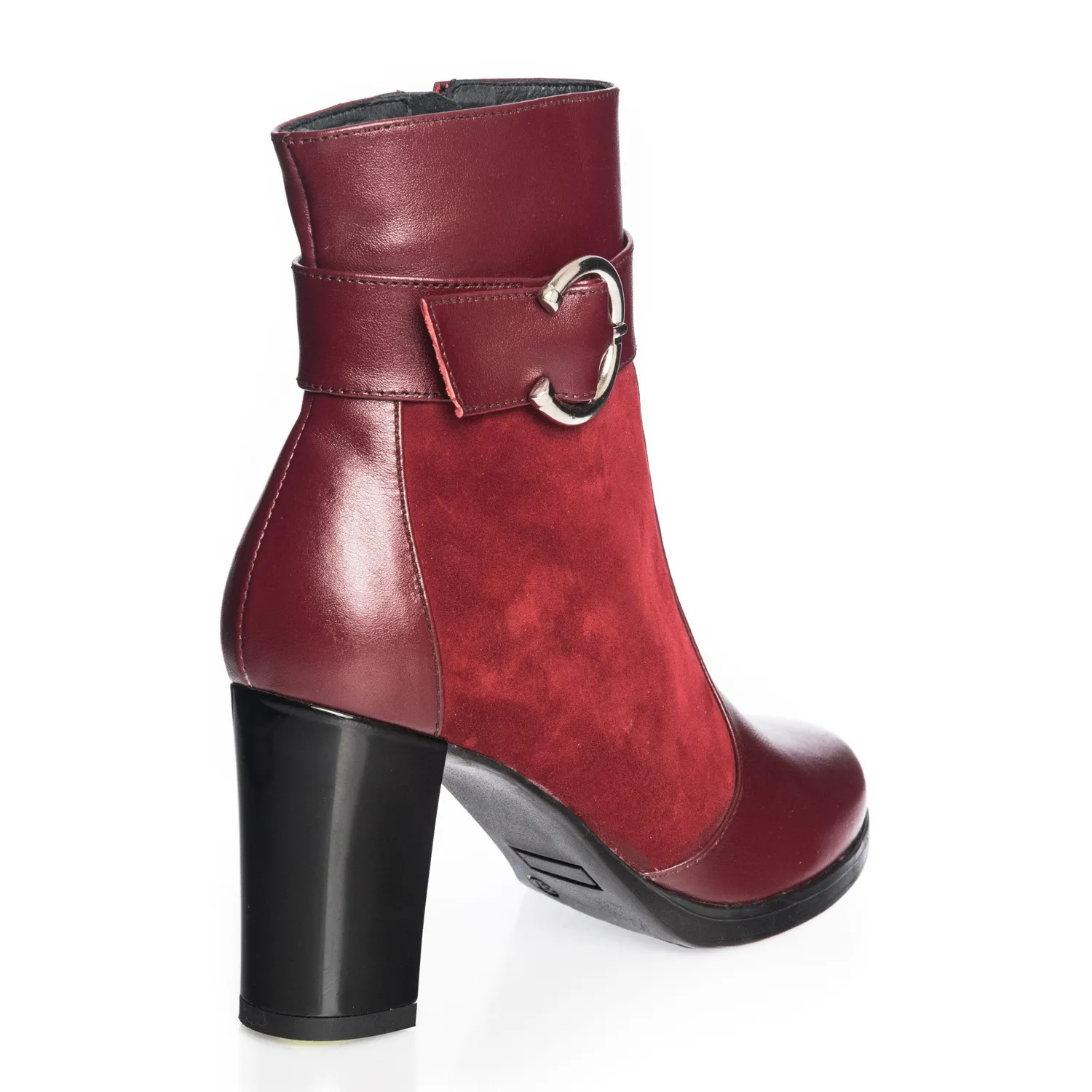 Catinca Shoes GX25 BBA ghete dama piele naturala bordo box