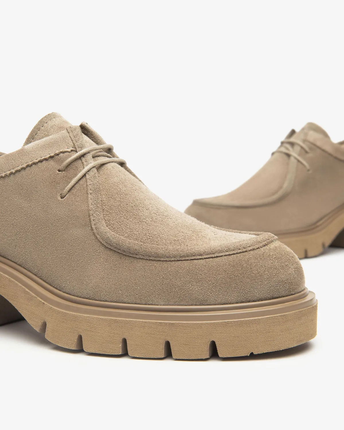 NeroGiardini pantofi siret dama piele intoarsa oxford
