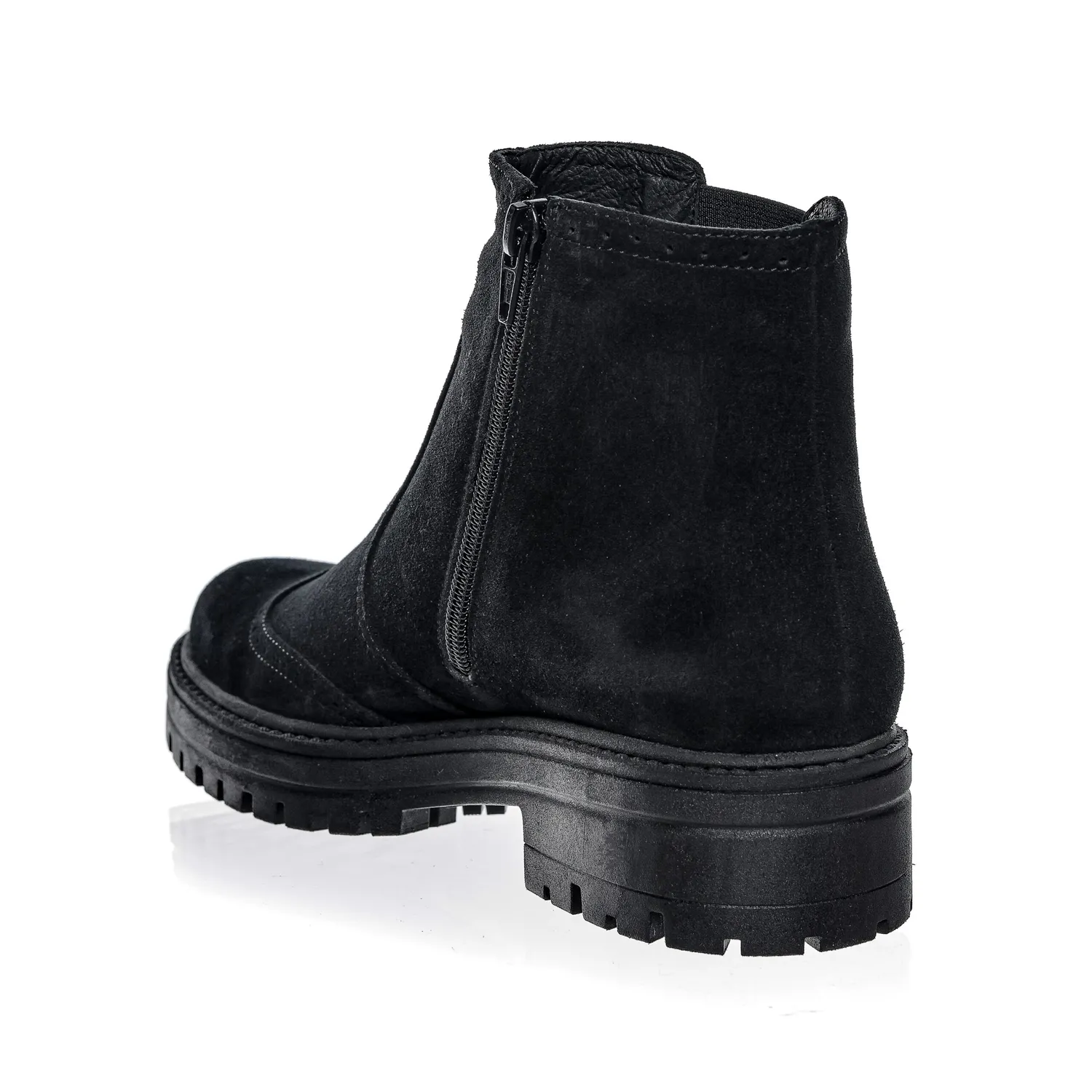 Catinca Shoes GX22 NA botine dama piele negru antilopa