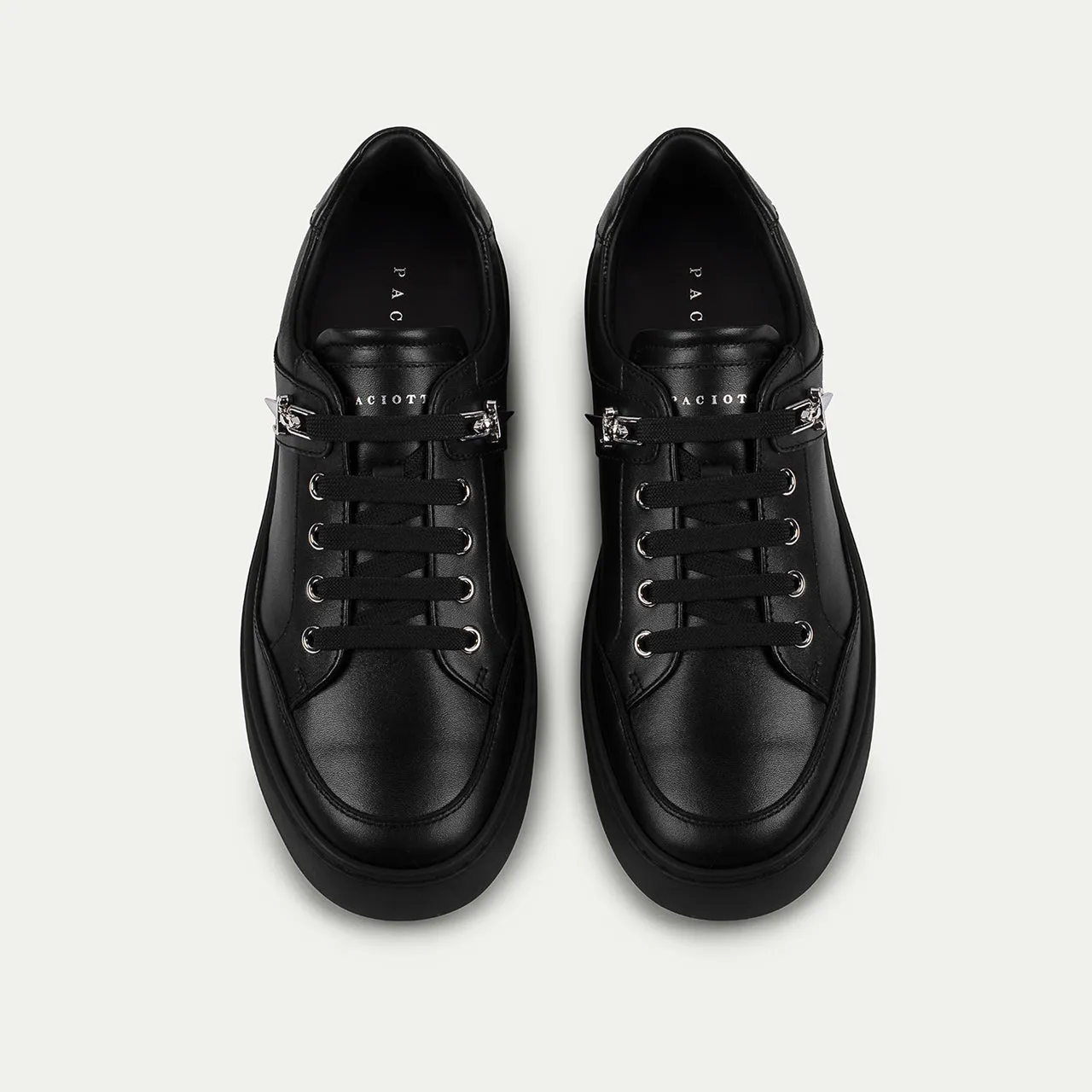 Cesare Paciotti Linea Stark sneakers barbati negri piele