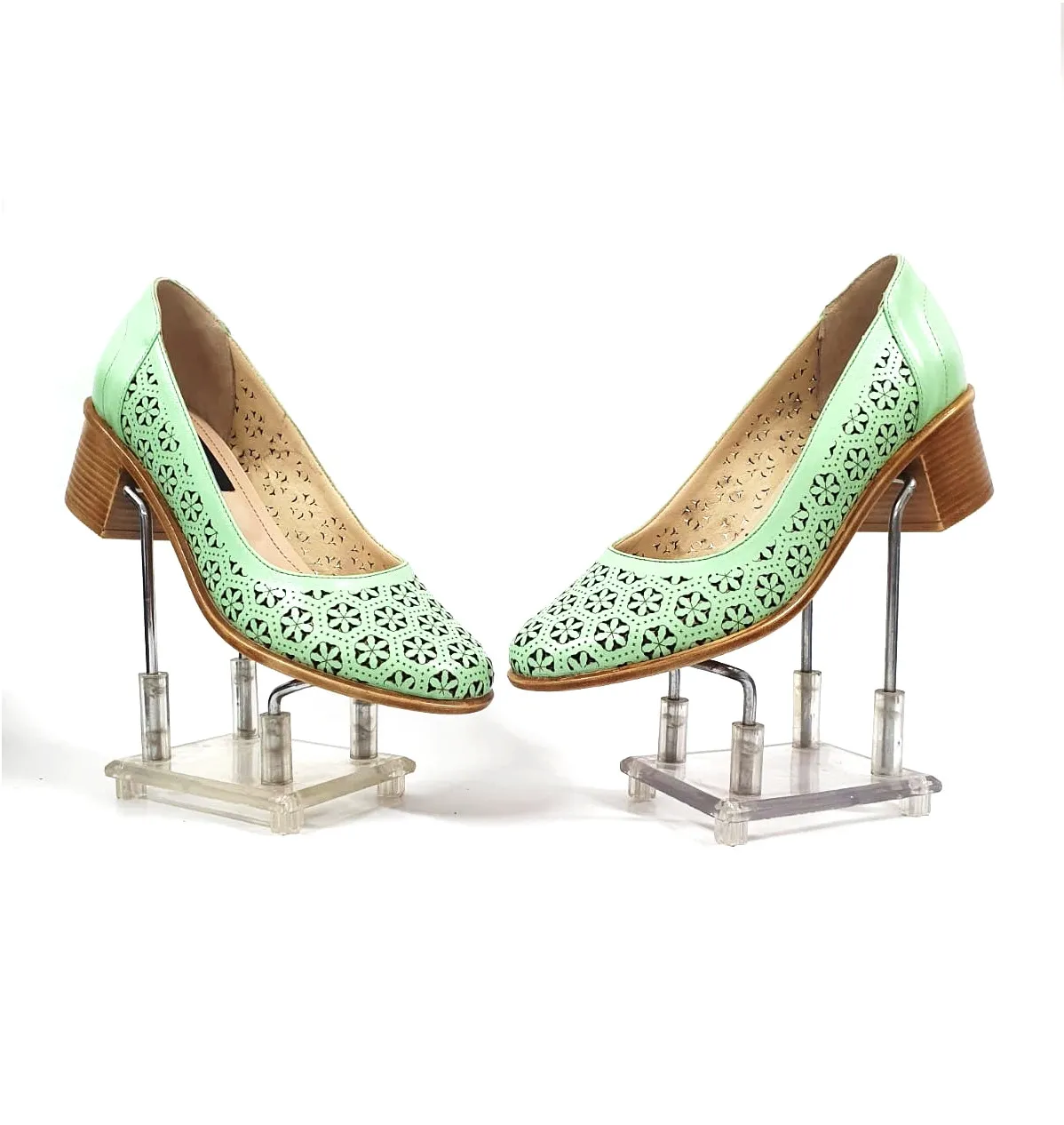 Catinca Shoes T15 VN pantofi dama piele naturala vernil perforati