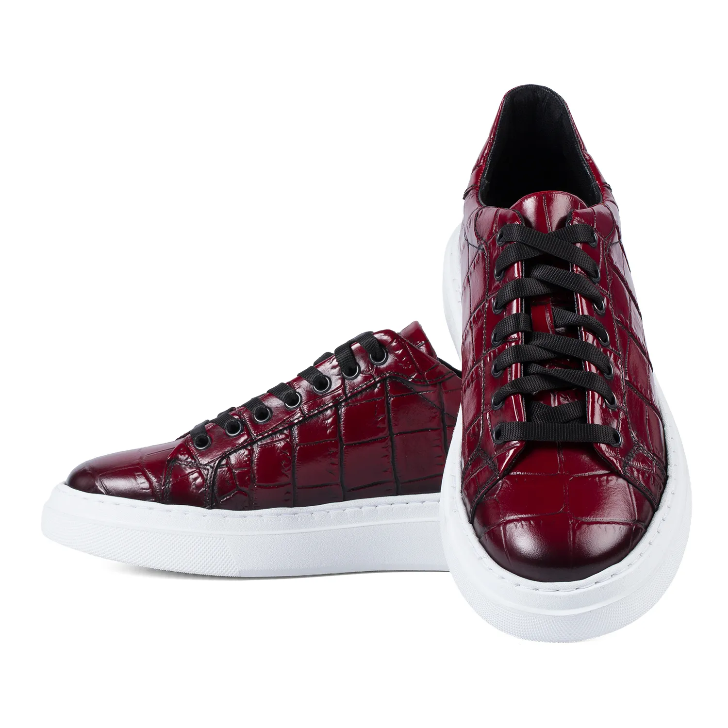 Lucas Shoes Sneaker 510 Chile sneakers barbati rosii croco