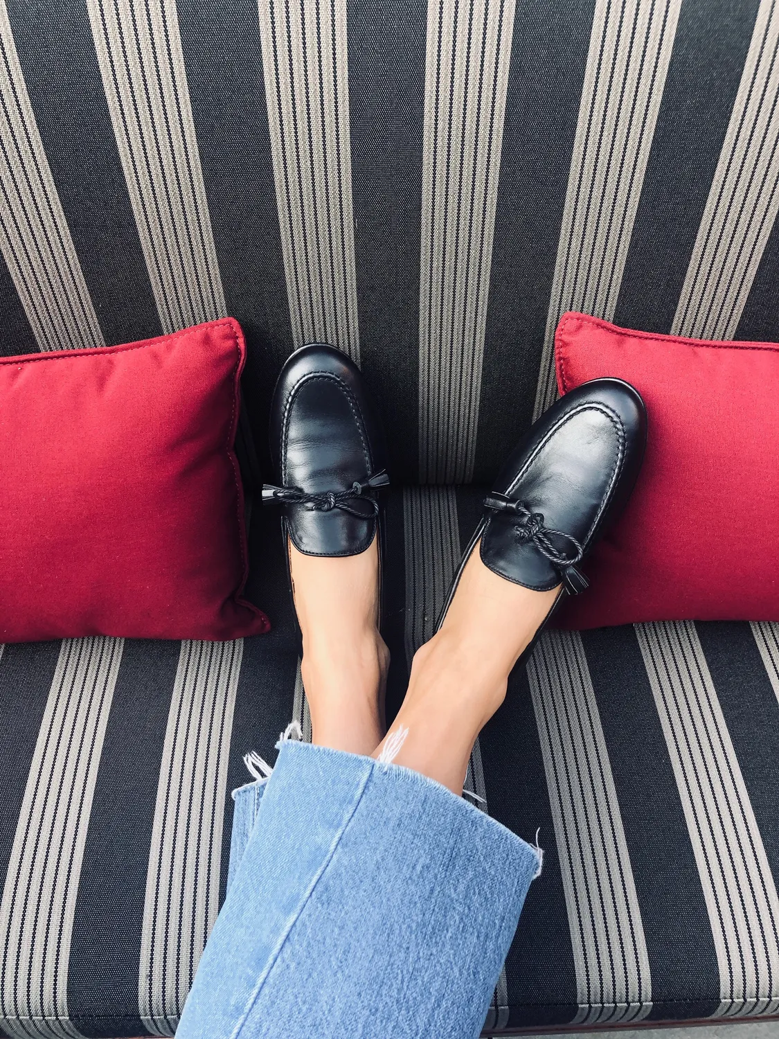 Cecilia Bringheli Todi Black mocasini piele neagra