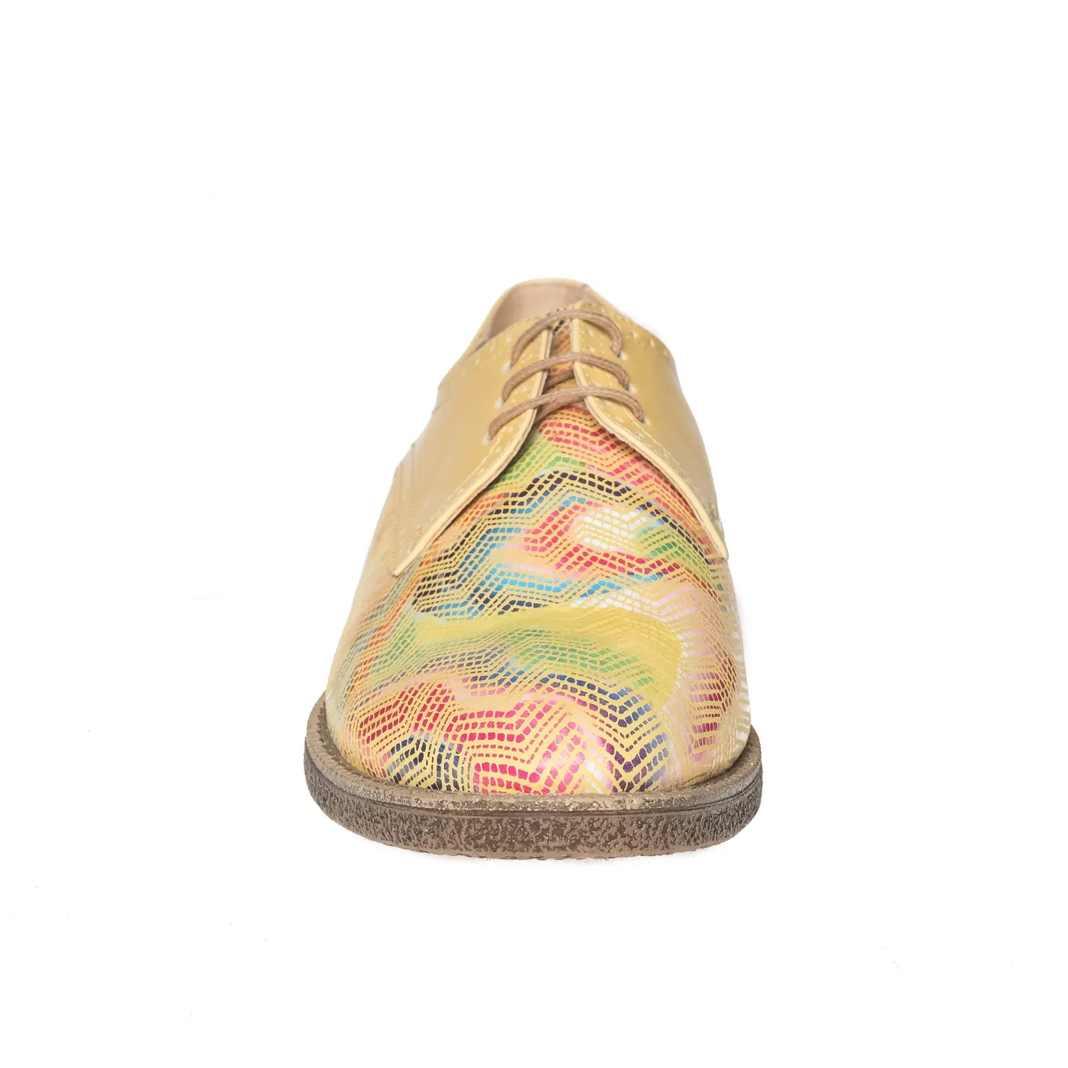 Catinca Shoes G10 GM pantofi dama piele galben multicolor