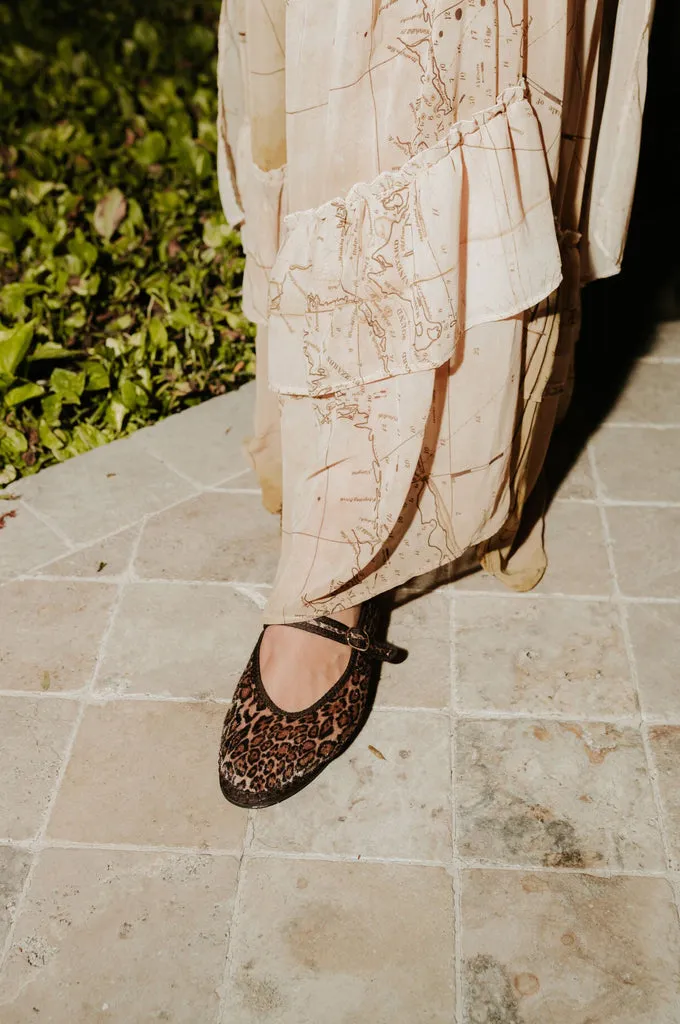 Flagelus Pierre Leopard Brown balerini leopard